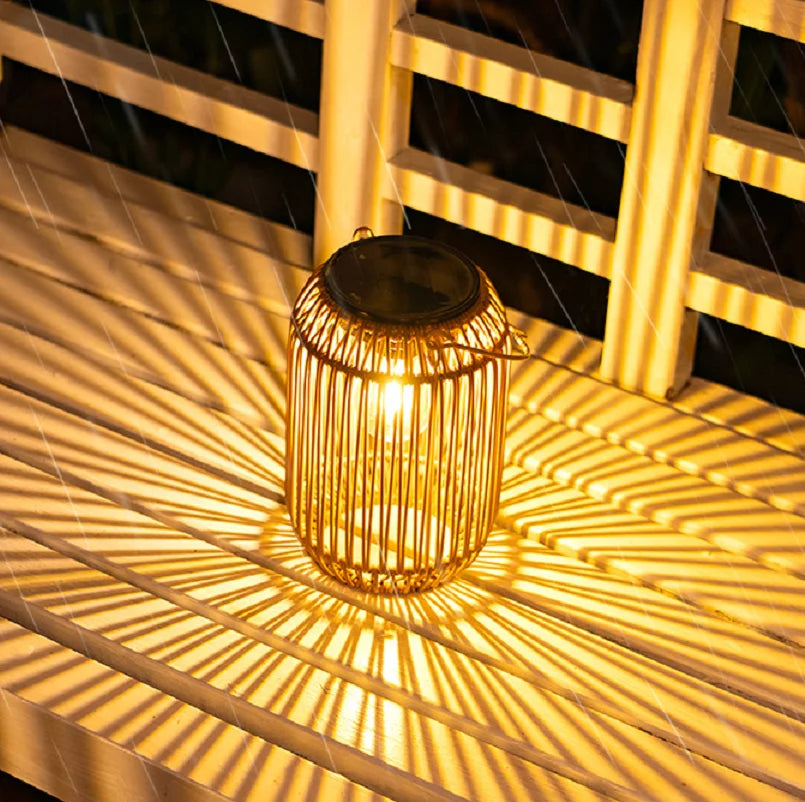 Ambiente de terraza boho