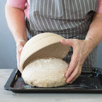 Canasta de Ratán para Fermentar Pan (Banneton) con Funda de Tela