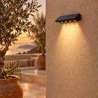 Luces Solares para Barda y Muro, Paquete de 2, Luz Cálida