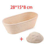 Canasta de Ratán para Fermentar Pan (Banneton) con Funda de Tela