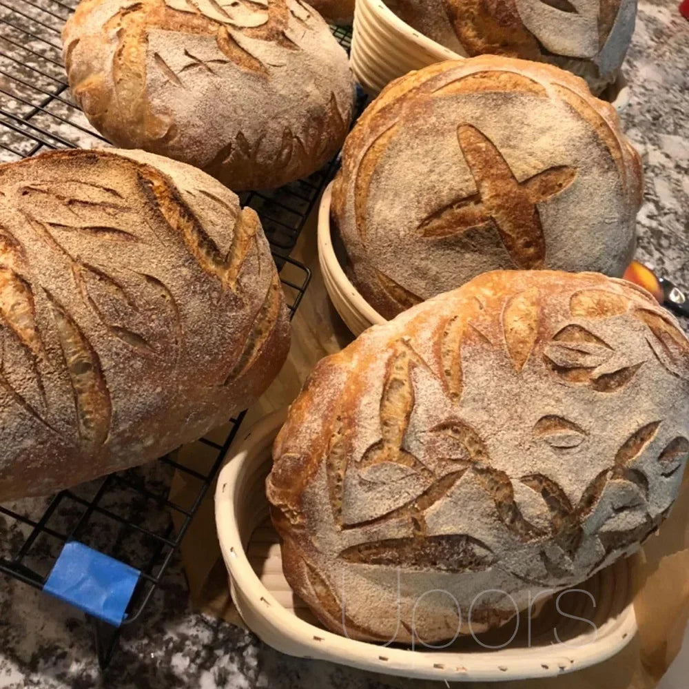 Canasta de Ratán para Fermentar Pan (Banneton) con Funda de Tela