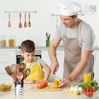 Juego de 10 Utensilios de Cocina de Madera de Teca Natural